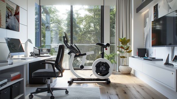 Découvrez le vélo d'appartement deskcycle